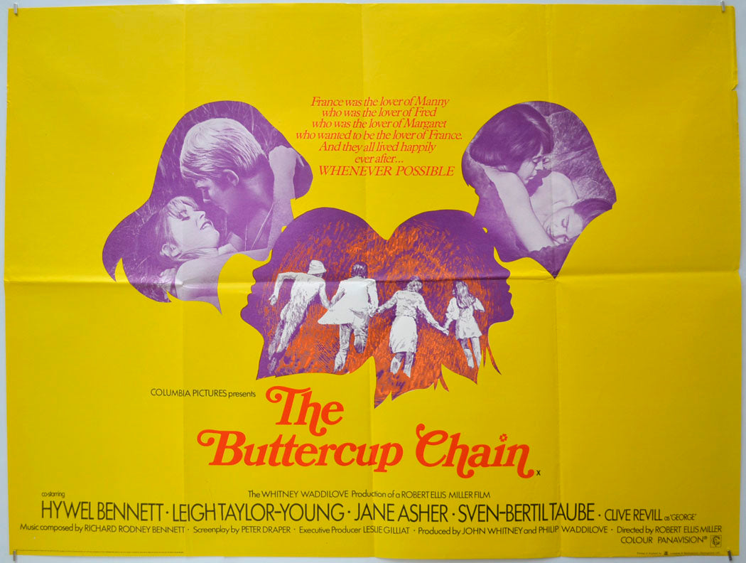 The Buttercup Chain Original Quad Poster - Film Poster - Movie Poster