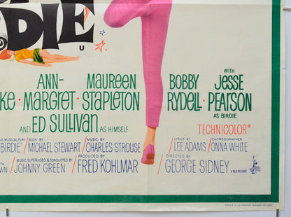 Bye Bye Birdie (Bottom Right) Cinema Quad Movie Poster 