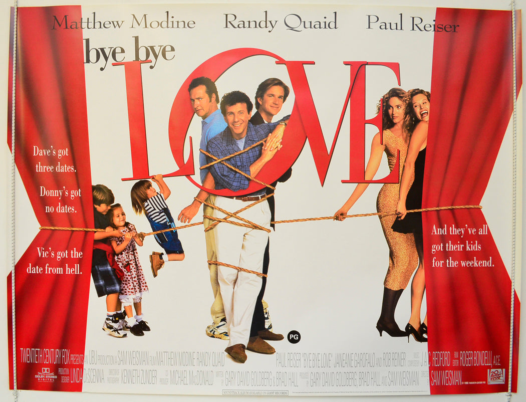 Bye Bye Love  Original British Quad Poster - Film Poster - Movie Poster 