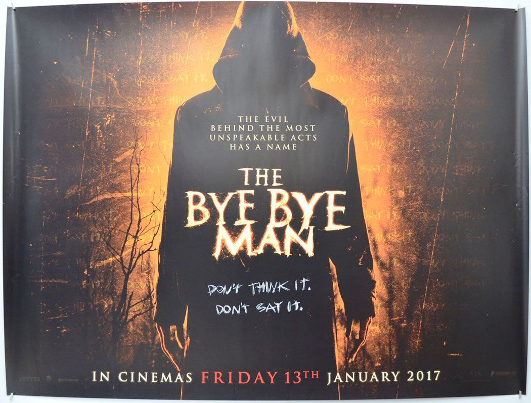 The Bye Bye Man  Original Quad Poster - Film Poster - Movie Poster