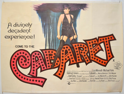 Cabaret Original Quad Poster - Film Poster - Movie Poster