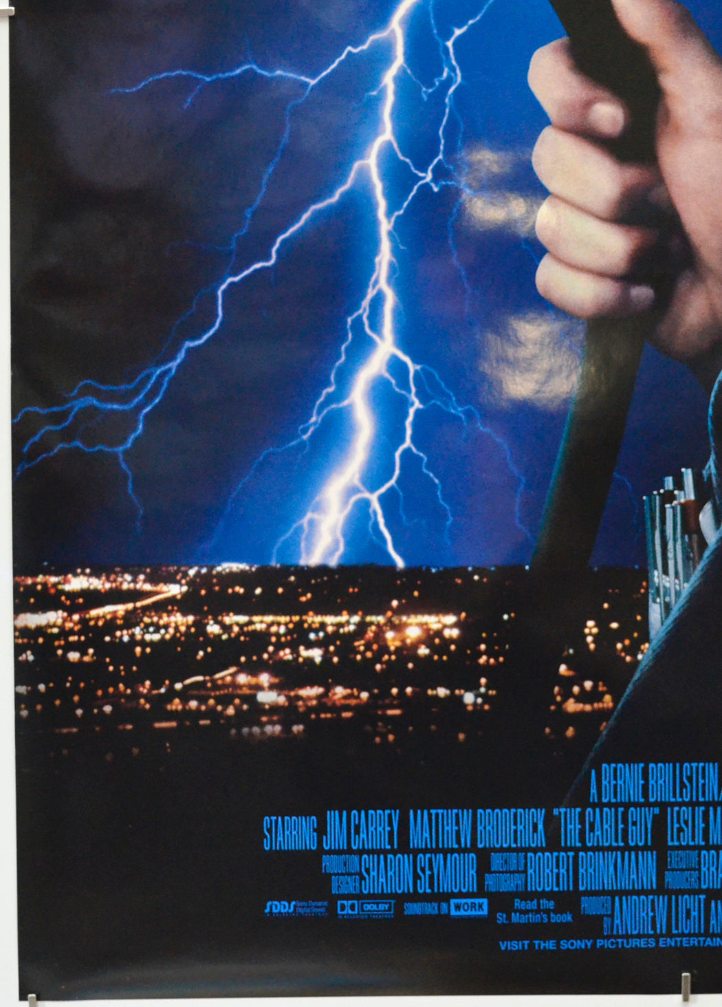 THE CABLE GUY (Bottom Left) Cinema One Sheet Movie Poster 