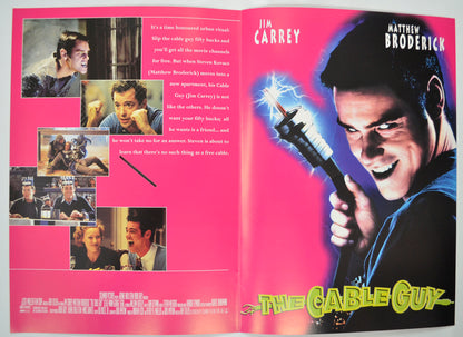 THE CABLE GUY Cinema Exhibitors Press Synopsis Credits Booklet - INSIDE 