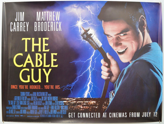 The Cable Guy (Teaser / Advance Version) Original Quad Poster - Film Poster - Movie Poster