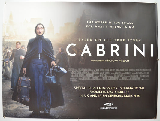 Cabrini Original Quad Poster - Film Poster - Movie Poster 