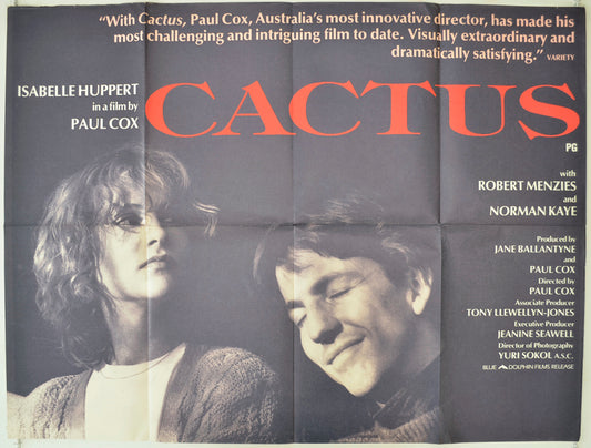 Cactus   Original Quad Poster - Film Poster - Movie Poster 