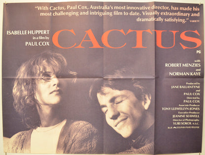 Cactus Original Quad Poster - Film Poster - Movie Poster