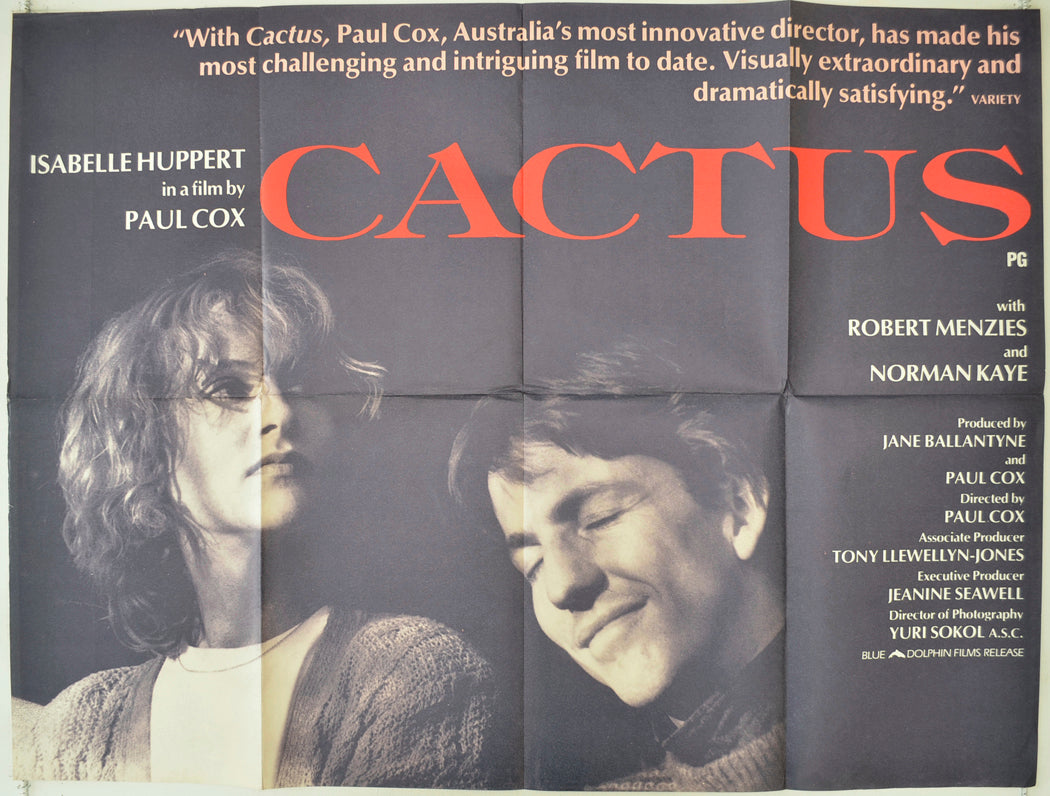 Cactus   Original Quad Poster - Film Poster - Movie Poster 