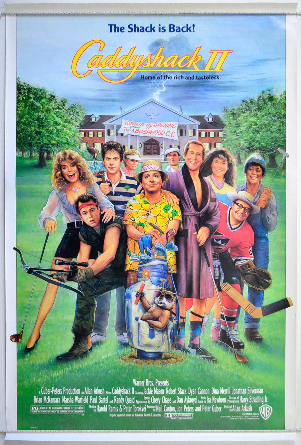 Caddyshack II Original One Sheet Poster - Movie Poster