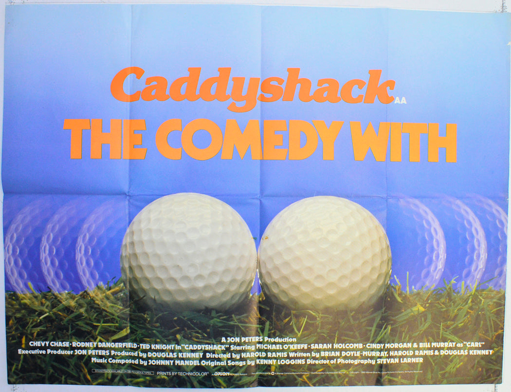 Caddyshack  Original British Quad Poster - Film Poster - Movie Poster 