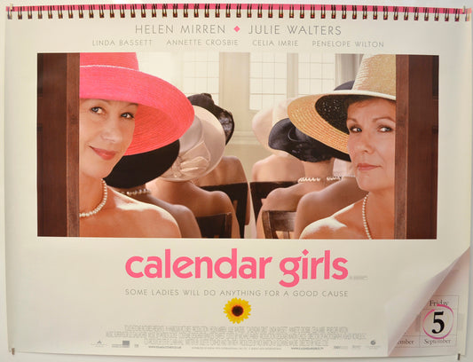 Calendar Girls  (Teaser / Advance Version)   Original Quad Poster - Film Poster - Movie Poster