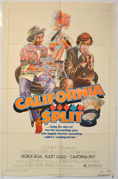 California Split Original One Sheet Poster - Film Poster - Movie Poster