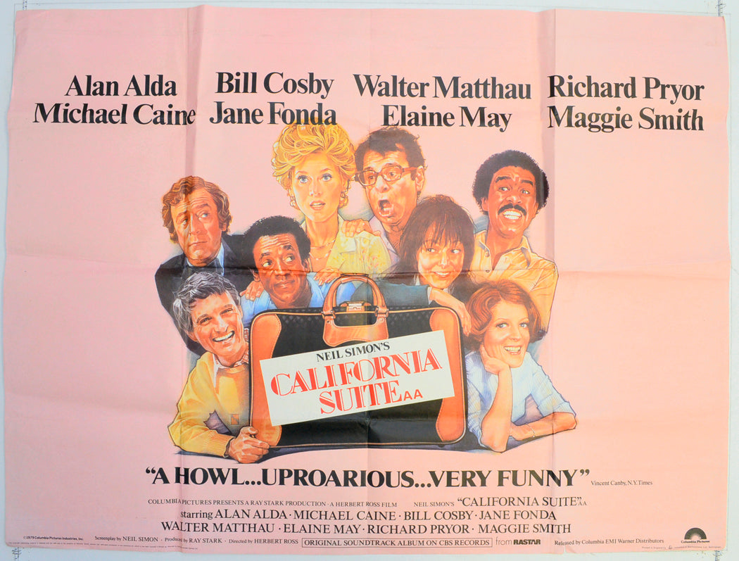 California Suite  Original British Quad Poster - Film Poster - Movie Poster 