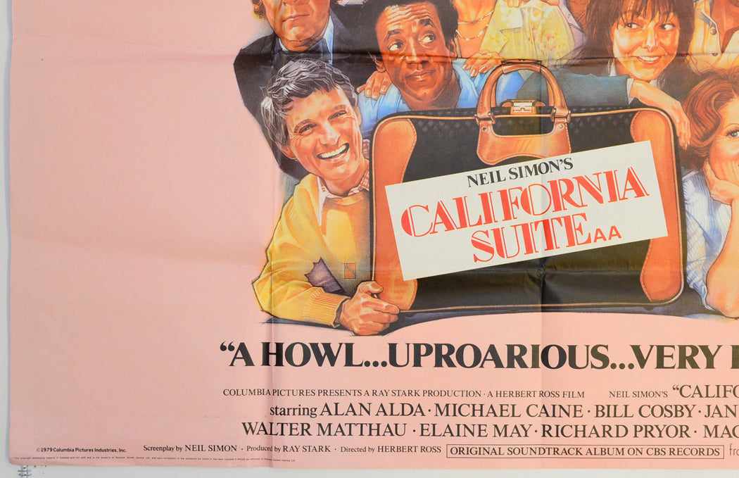 CALIFORNIA SUITE (Bottom Left) Cinema Quad Movie Poster 