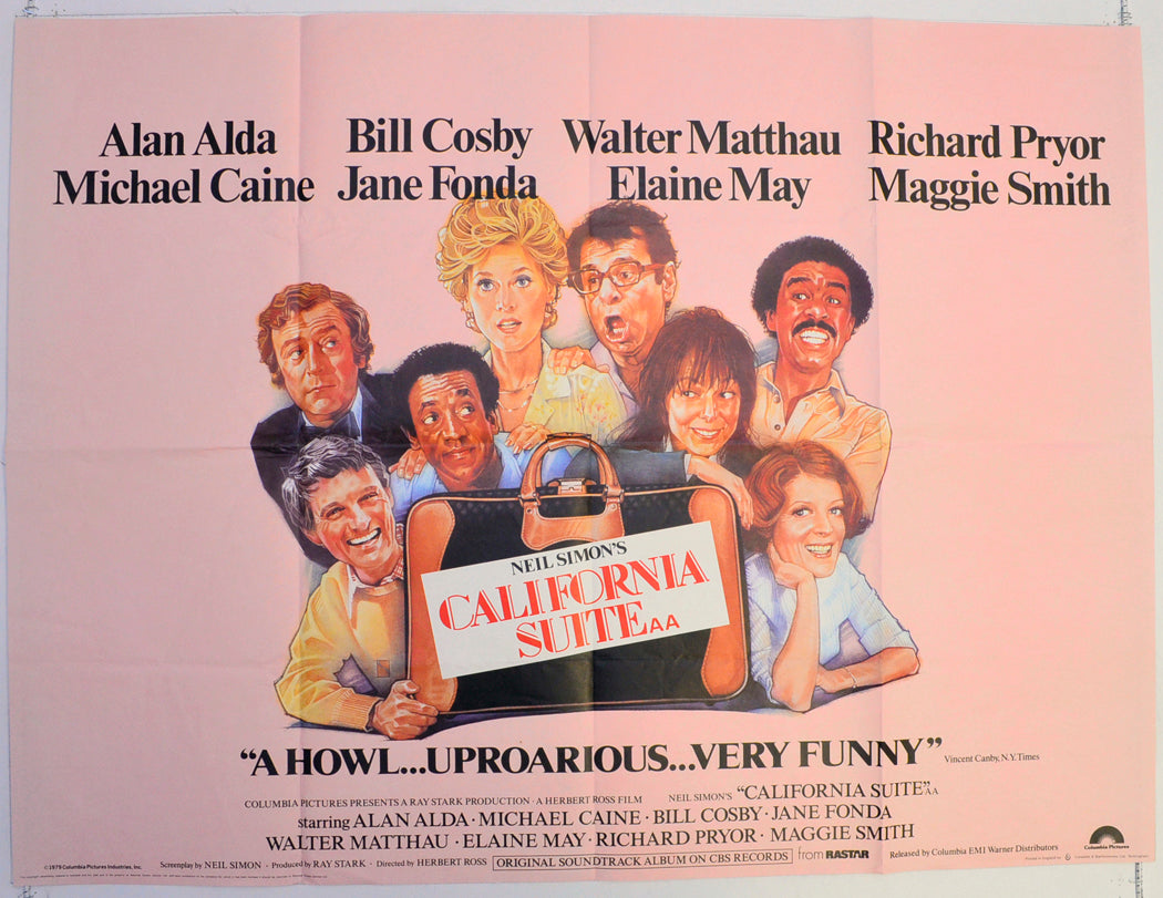 California Suite  Original British Quad Poster - Film Poster - Movie Poster 