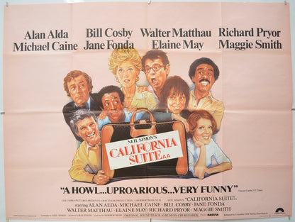 California Suite Original Quad Poster - Film Poster - Movie Poster