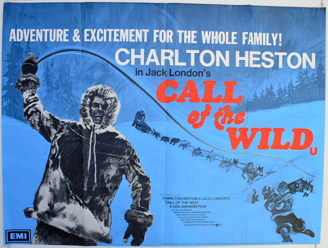 Call Of The Wild  Original British Quad Poster - Film Poster - Movie Poster 