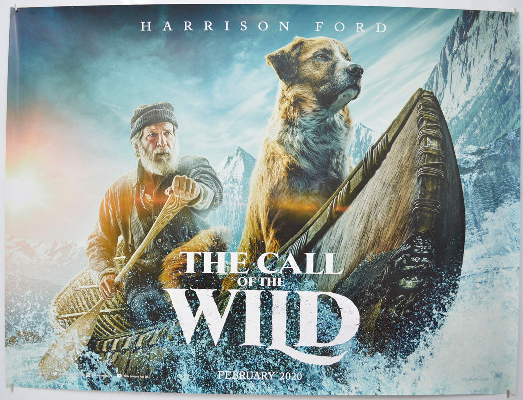 The Call Of The Wild (Teaser / Advance Version ) Original Quad Poster - Film Poster - Movie Poster