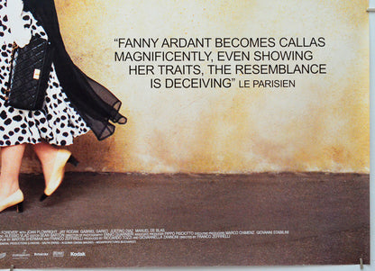 Callas Forever (Bottom Right) Cinema Quad Movie Poster 