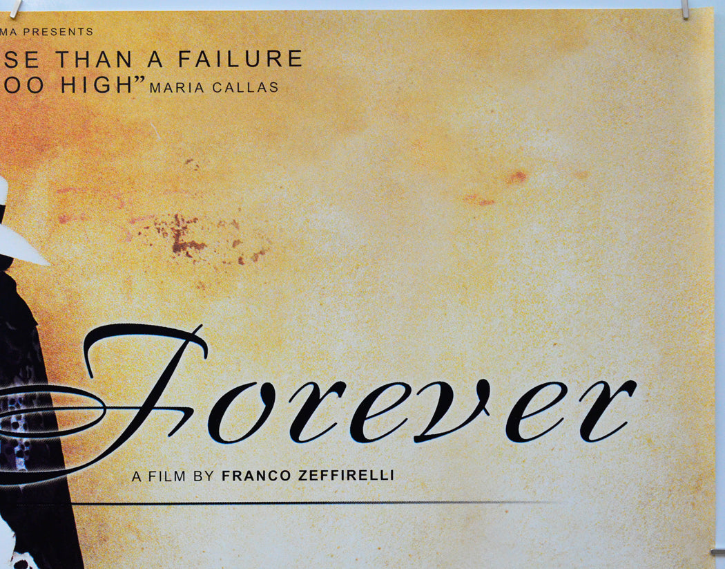 Callas Forever (Top Right) Cinema Quad Movie Poster 