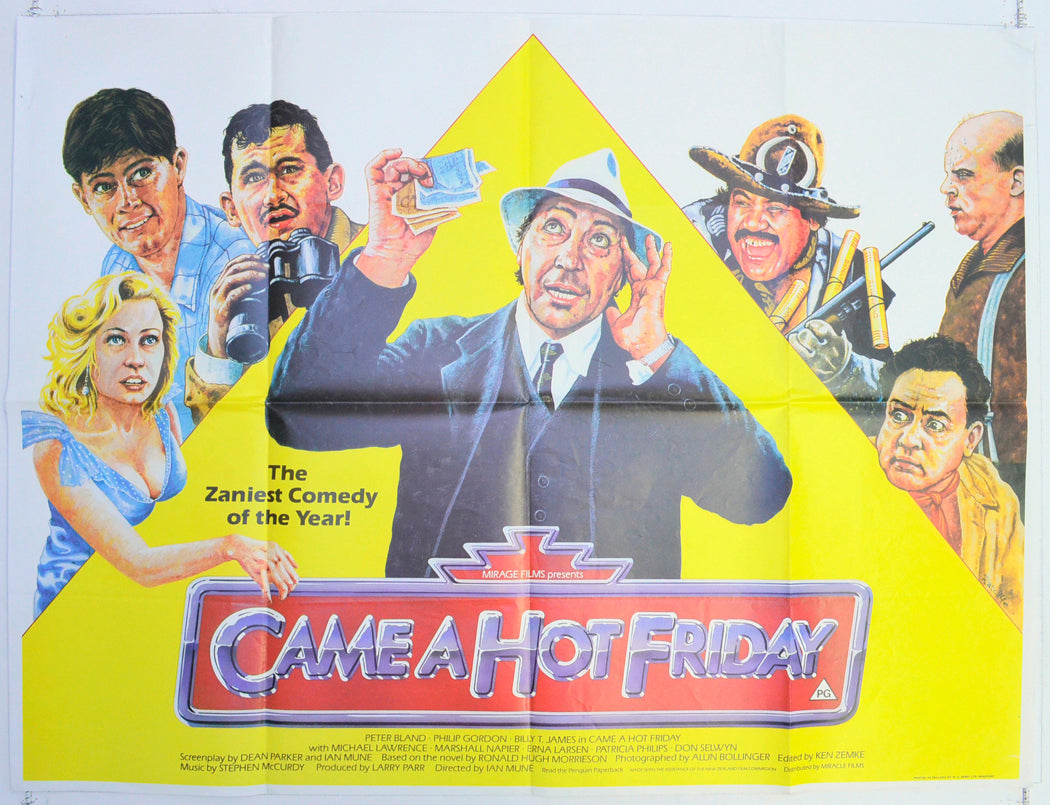 Came A Hot Friday  Original British Quad Poster - Film Poster - Movie Poster 