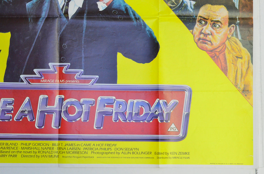 CAME A HOT FRIDAY (Bottom Right) Cinema Quad Movie Poster 