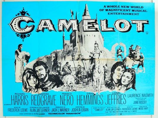 Camelot Original British Quad Poster - Film Poster - Movie Poster 