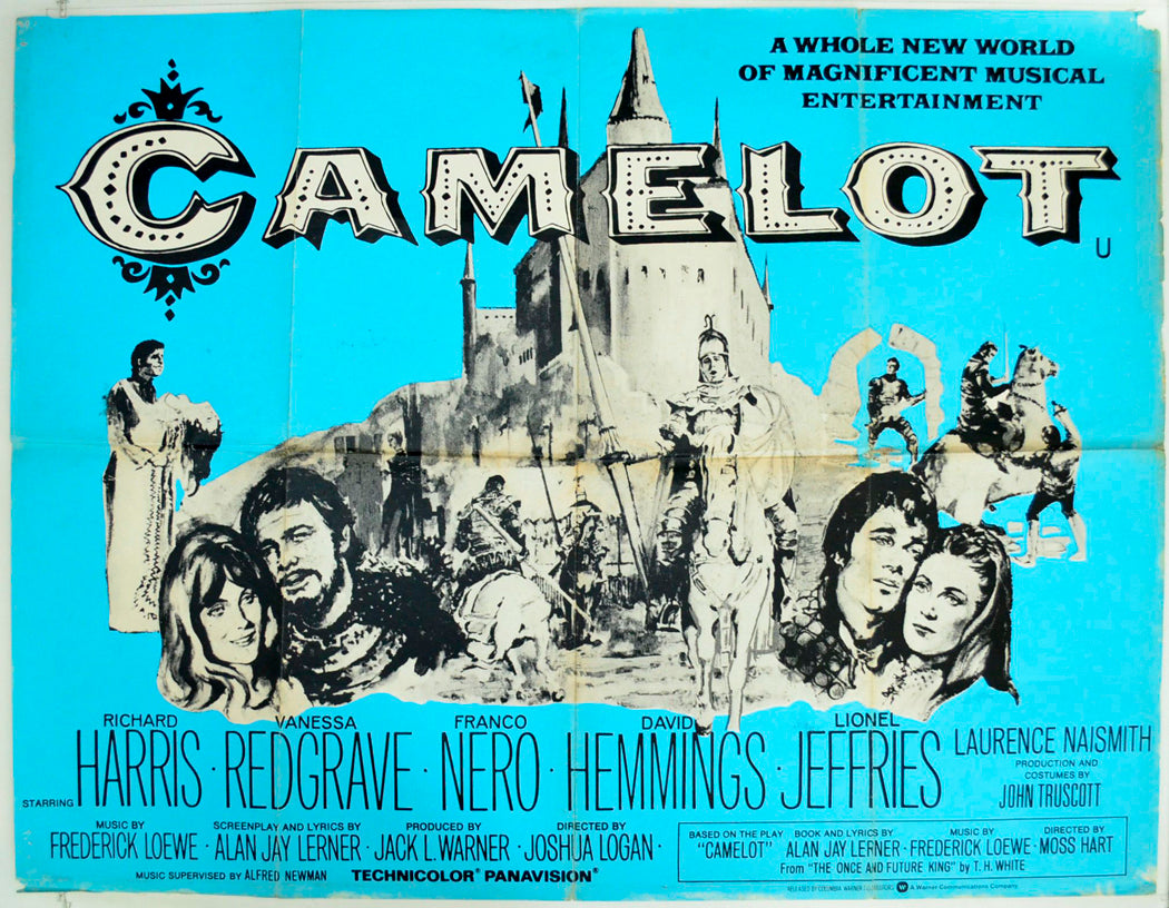 Camelot Original British Quad Poster - Film Poster - Movie Poster 