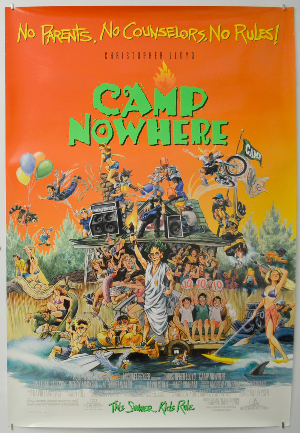 Camp Nowhere  Original One Sheet Poster - Film Poster - Movie Poster