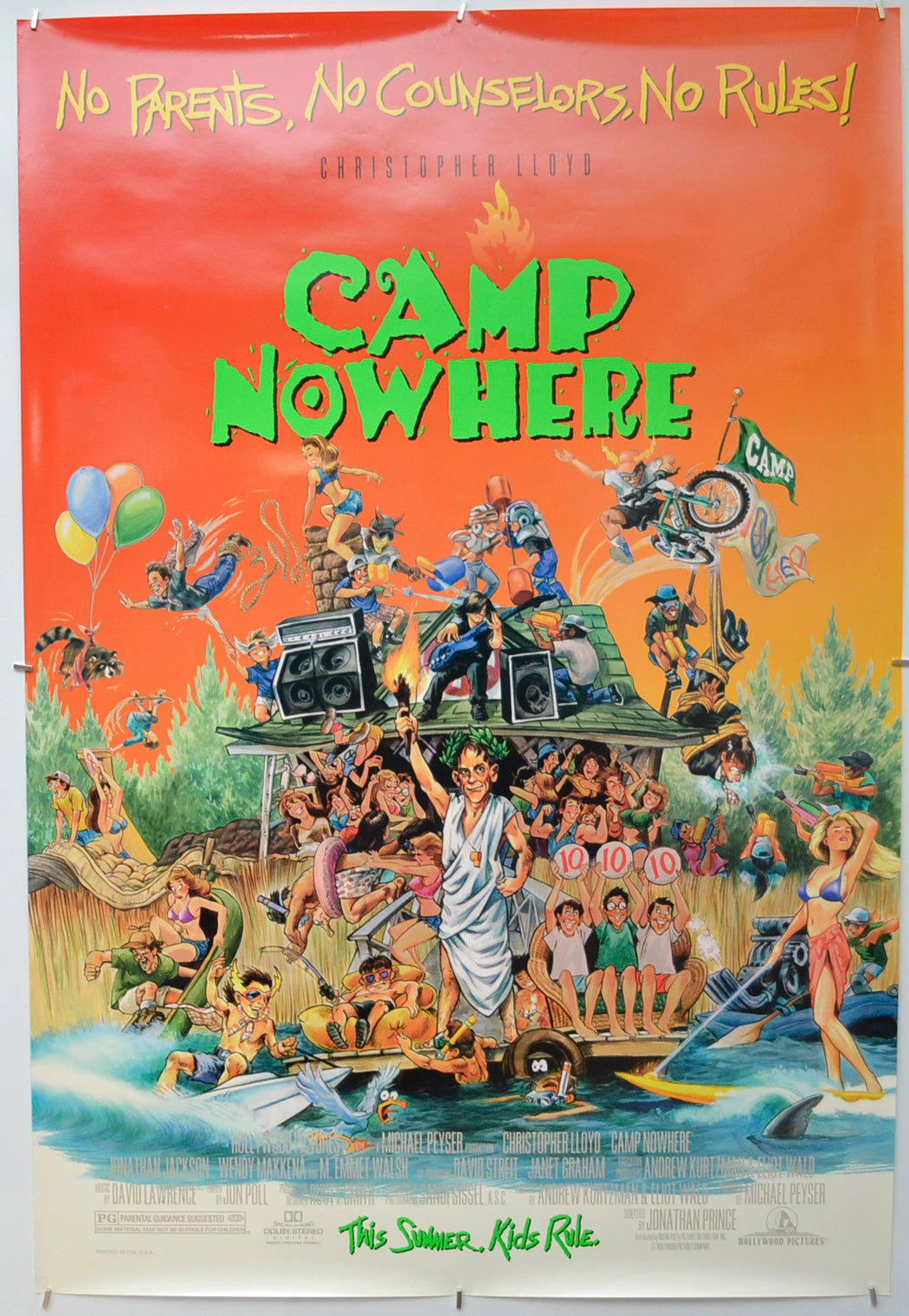 Camp Nowhere Original One Sheet Poster - Film Poster - Movie Poster