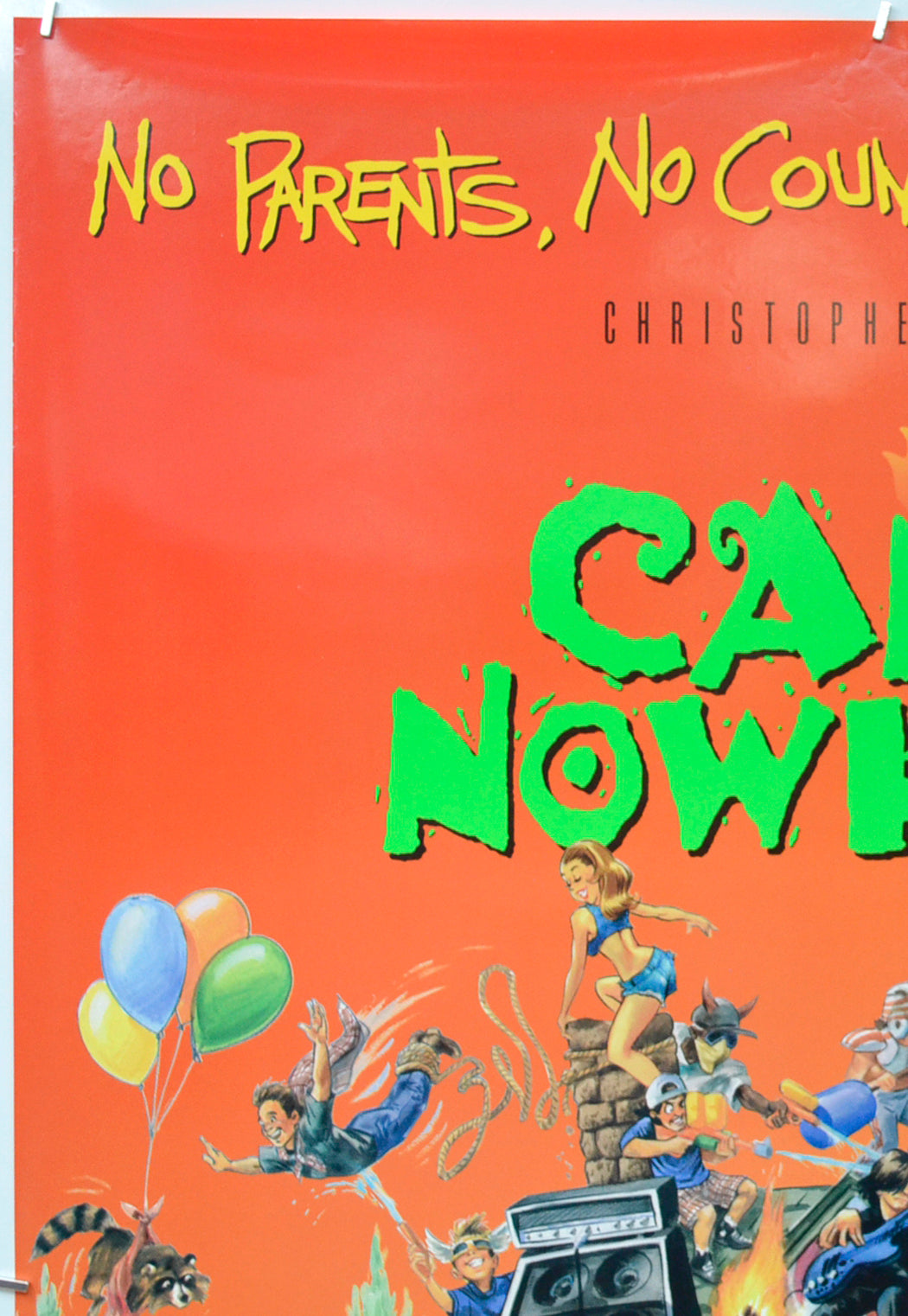 CAMP NOWHERE (Top Left) Cinema One Sheet Movie Poster 