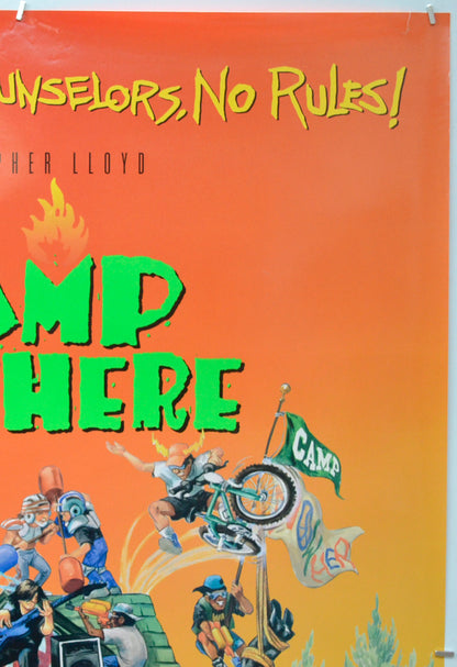 CAMP NOWHERE (Top Right) Cinema One Sheet Movie Poster 