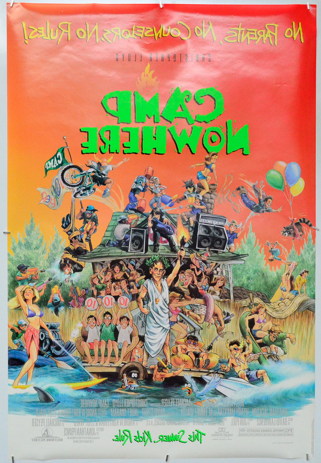 Camp Nowhere (Back) Cinema One Sheet Movie Poster 