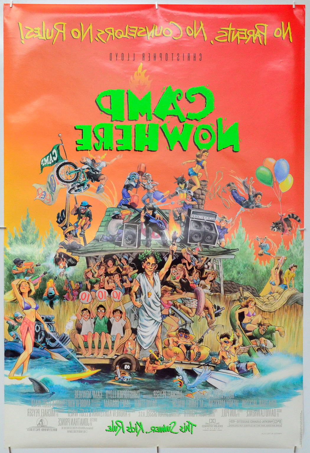 Camp Nowhere (Back) Cinema One Sheet Movie Poster 