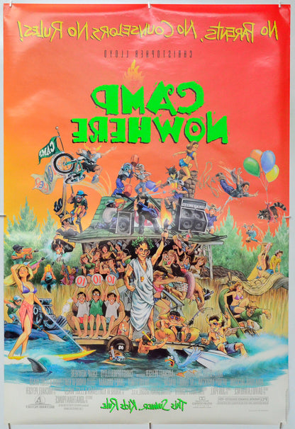 Camp Nowhere (Back) Cinema One Sheet Movie Poster 