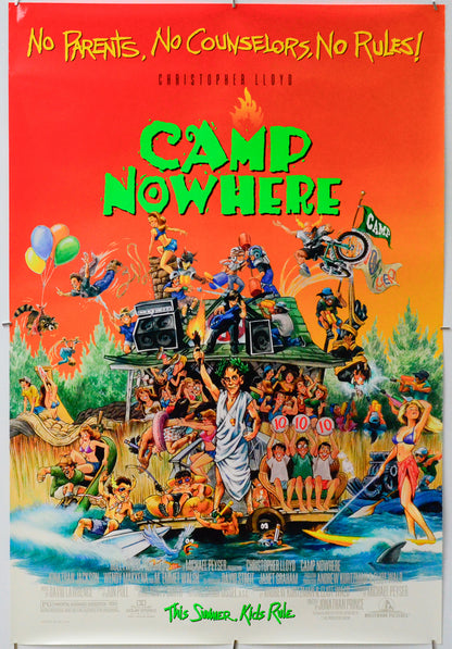 Camp Nowhere - Original One Sheet Poster - Film Poster - Movie Poster 