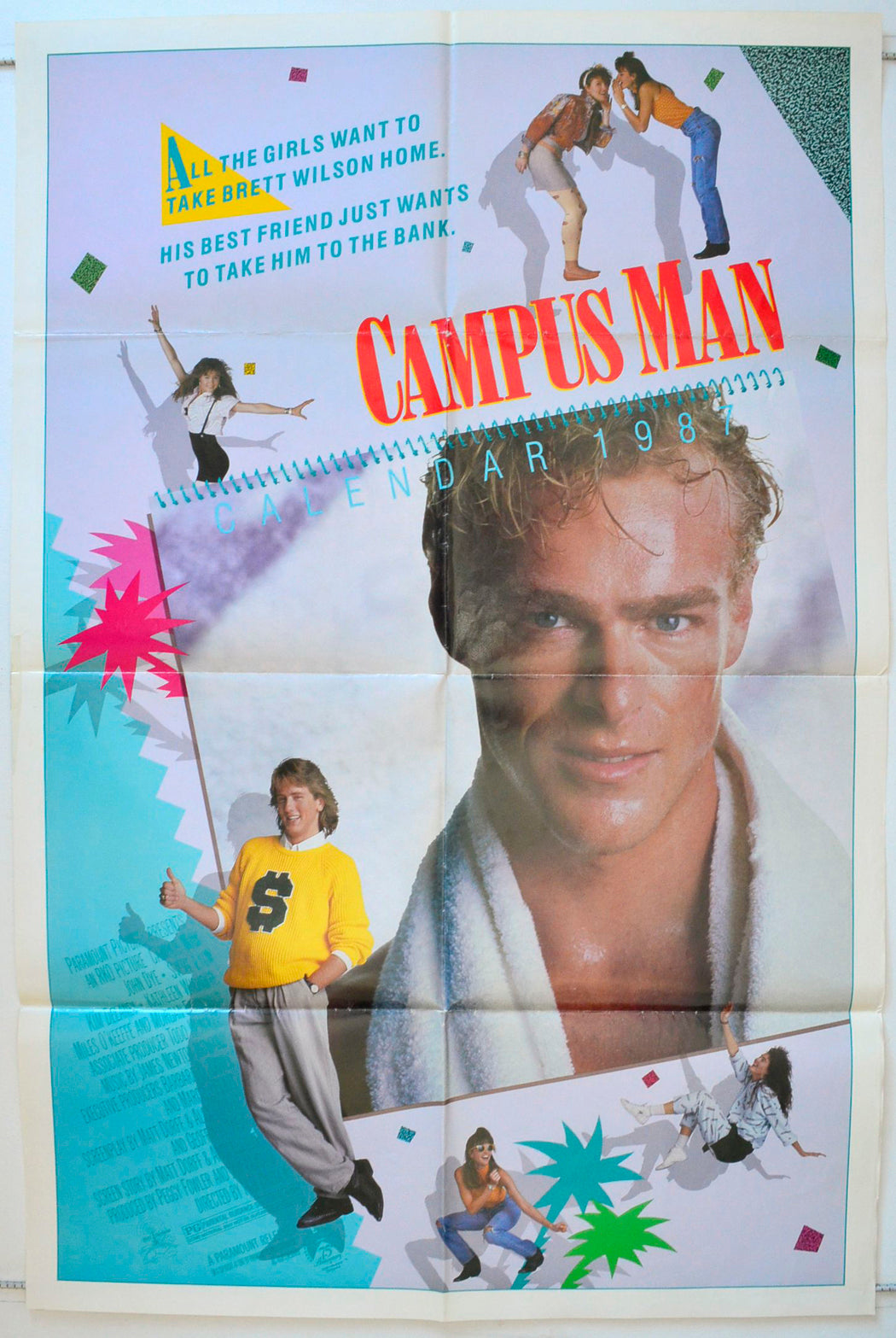 Campus Man Original One Sheet Poster - Movie Poster