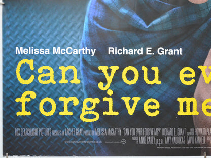 CAN YOU EVER FORGIVE ME (Bottom Left) Cinema Quad Movie Poster 