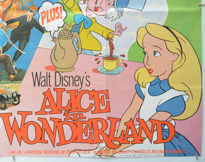 CANDLESHOE / ALICE IN WONDERLAND (Bottom Right) Cinema Quad Movie Poster 