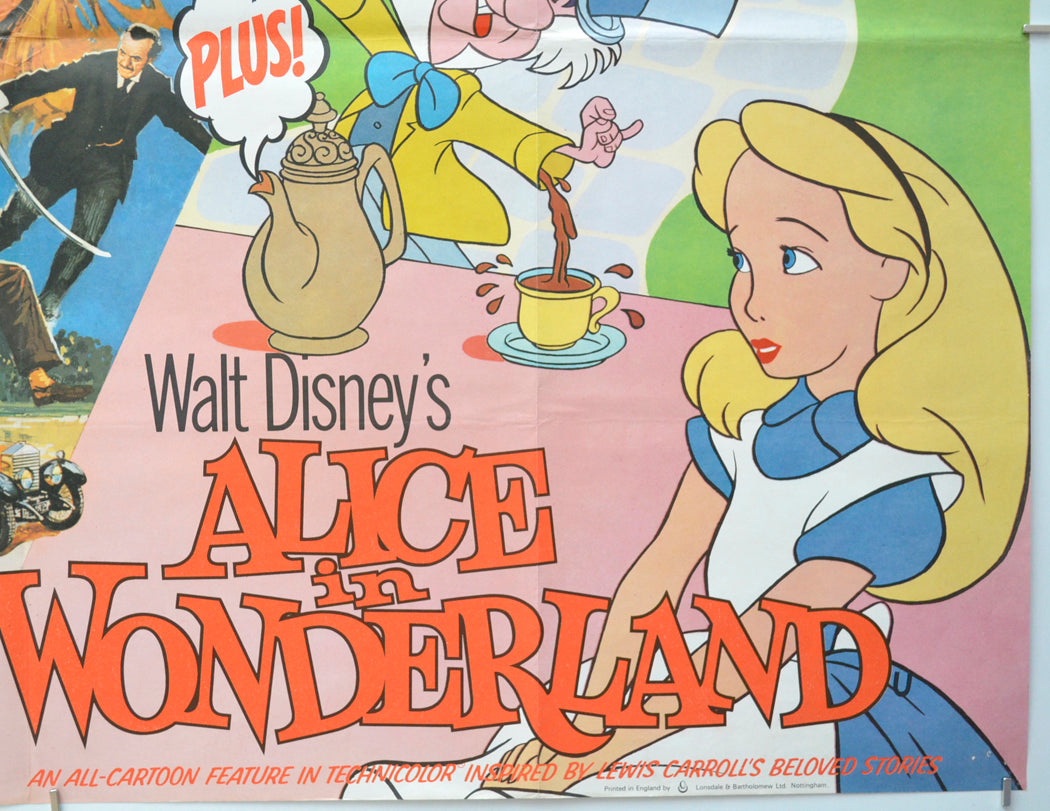 CANDLESHOE / ALICE IN WONDERLAND (Bottom Right) Cinema Quad Movie Poster 