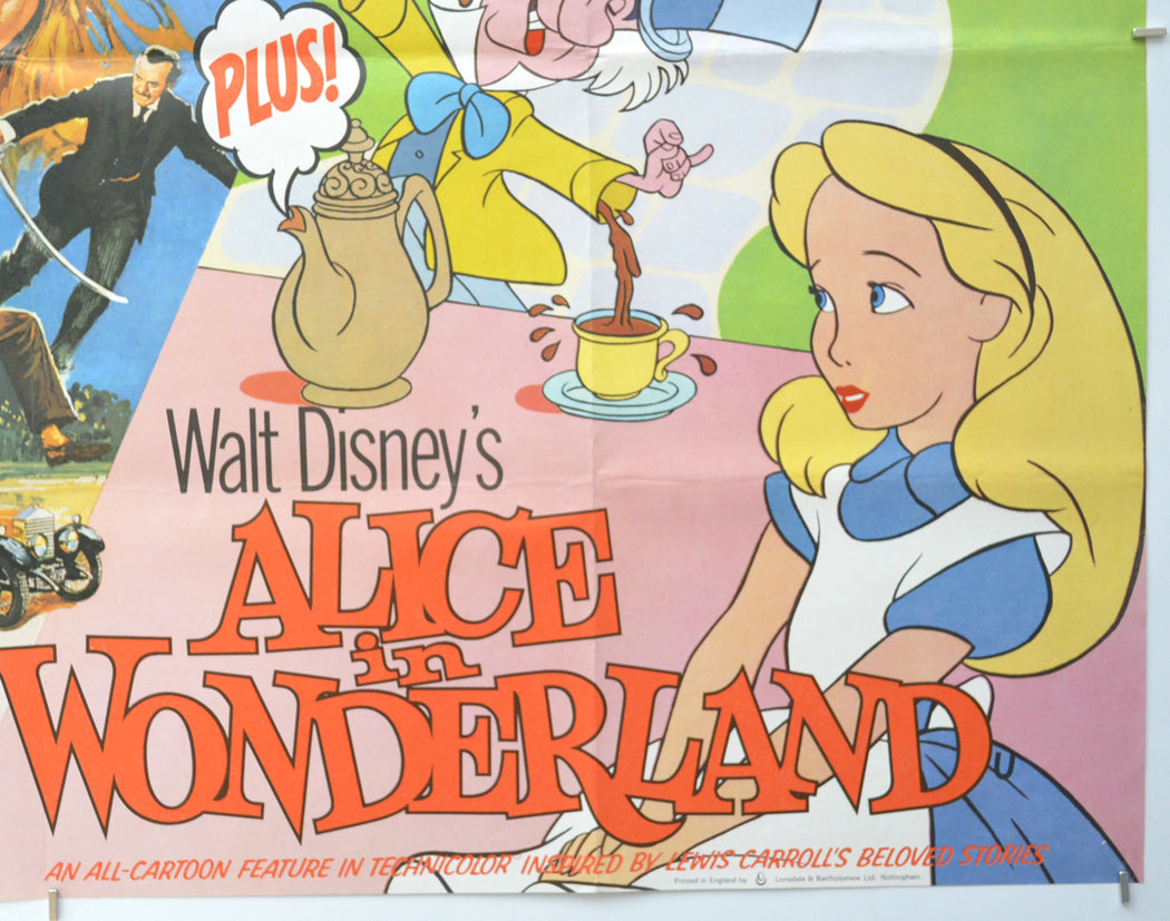 CANDLESHOE / ALICE IN WONDERLAND (Bottom Right) Cinema Quad Movie Poster 