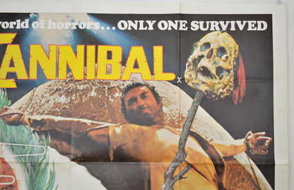 CANNIBAL / PSYCHIC KILLER (Top Right) Cinema Quad Movie Poster 