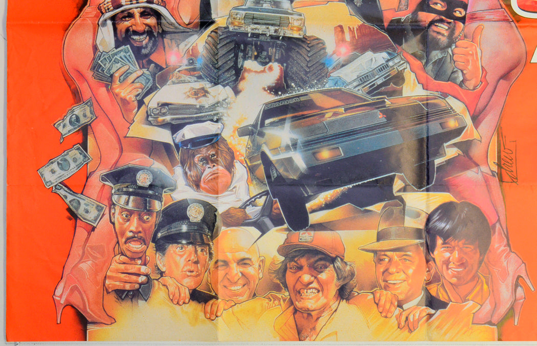 CANNONBALL RUN II (Bottom Left) Cinema Quad Movie Poster 