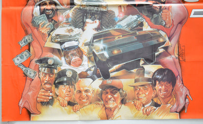 CANNONBALL RUN II (Bottom Left) Cinema Quad Movie Poster 