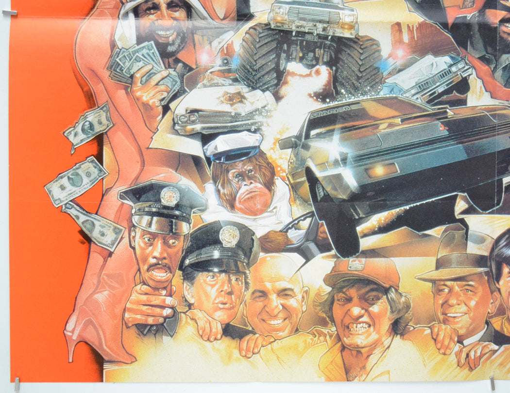 THE CANNONBALL RUN II (Bottom Left) Cinema Quad Movie Poster 