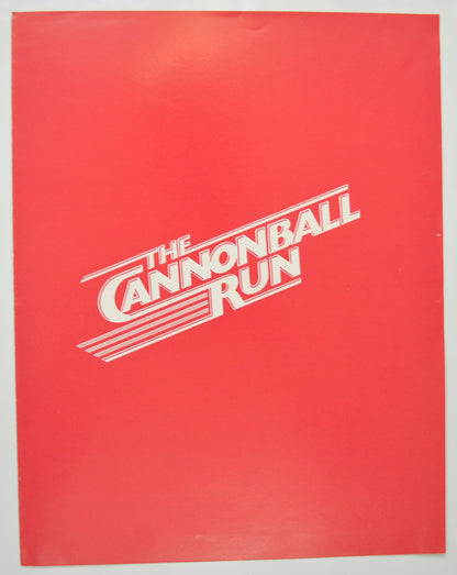 The Cannonball Run Original Cinema Exhibitors Press Synopsis / Credits Booklet (UK)