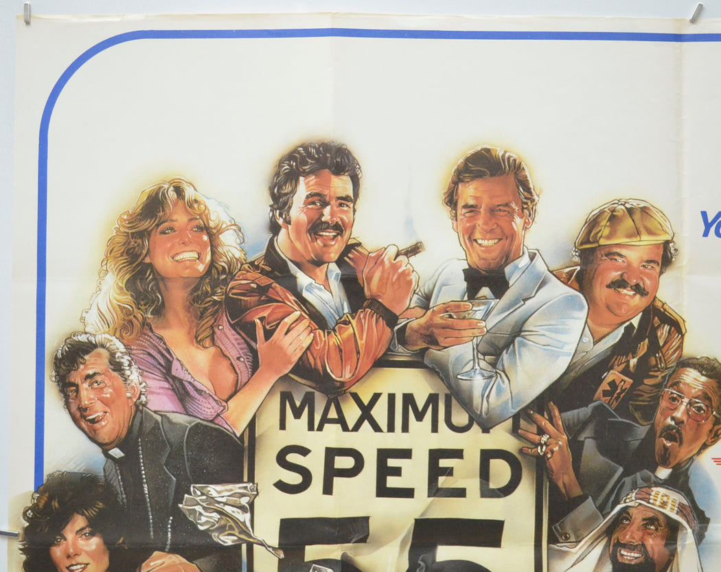 THE CANNONBALL RUN (Top Left) Cinema Quad Movie Poster 