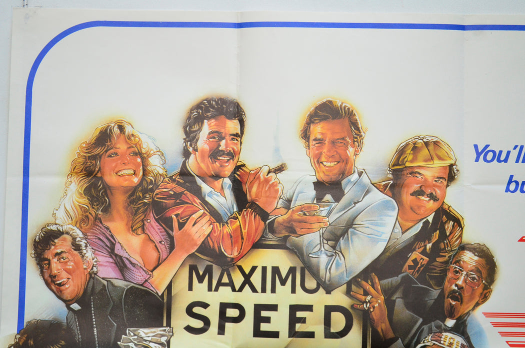 THE CANNONBALL RUN (Top Left) Cinema Quad Movie Poster 