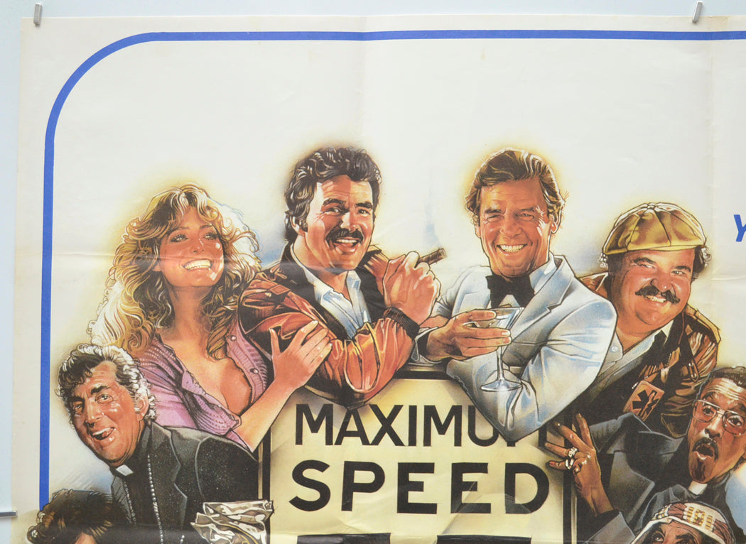 THE CANNONBALL RUN (Top Left) Cinema Quad Movie Poster 