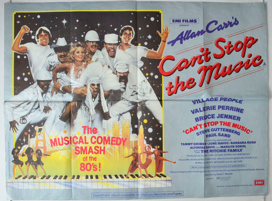 Can't Stop The Music Original British Quad Poster - Movie Poster